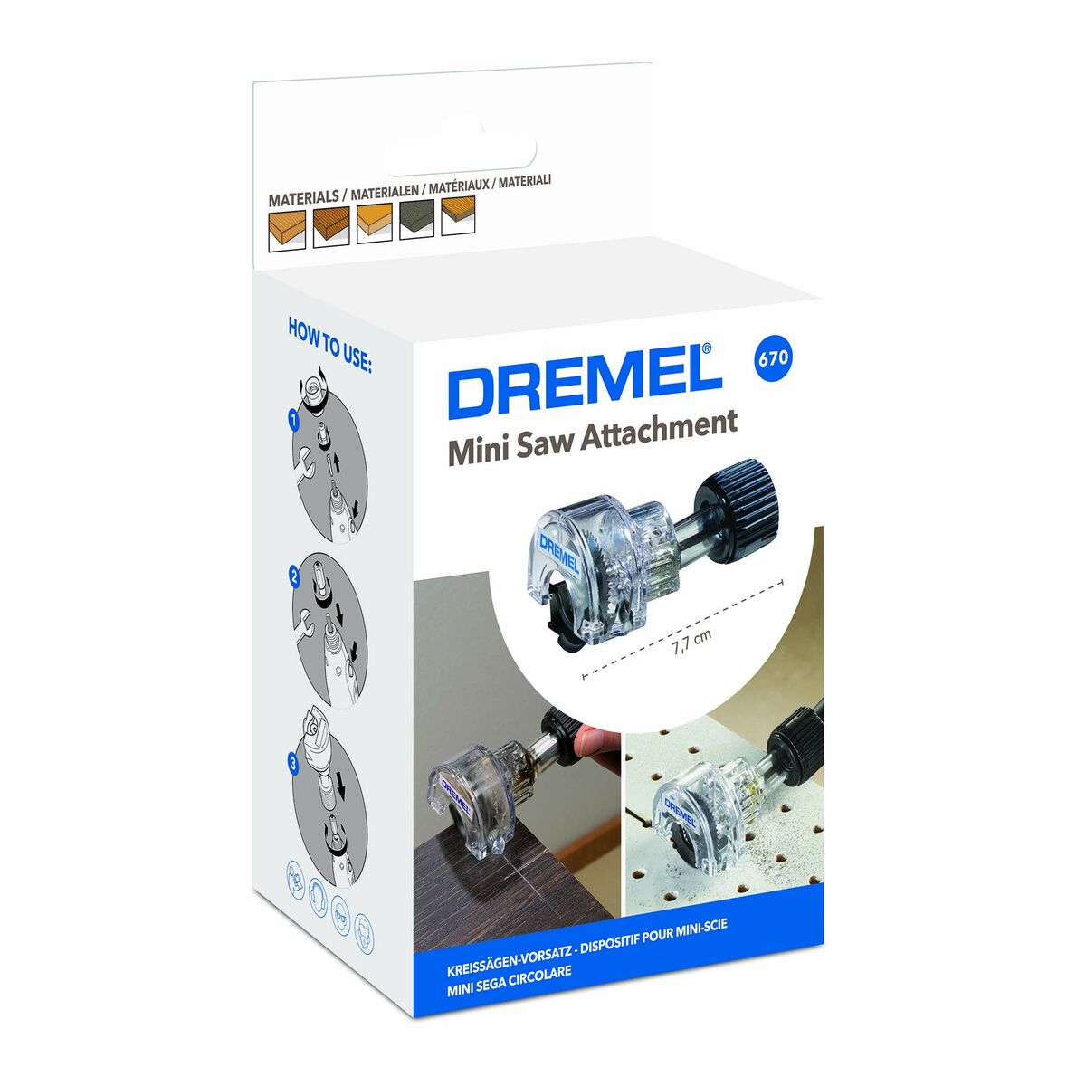 Accesoriu multifuncțional Dremel 670 Adaptor pentru ferăstrău