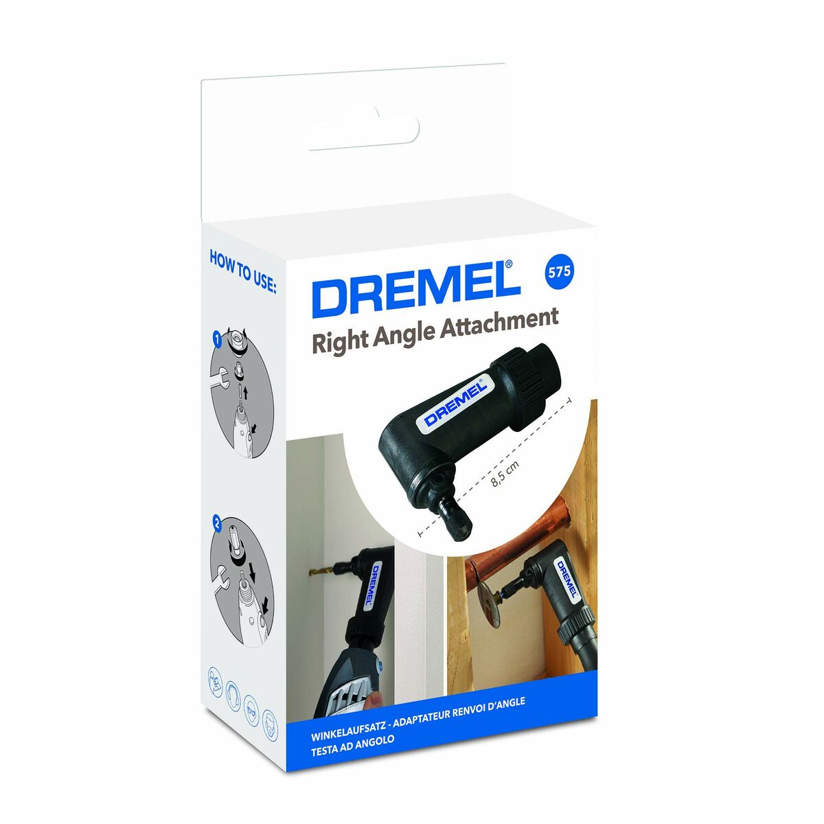 Accesoriu multifuncțional Dremel 575 Cap unghiular 45º