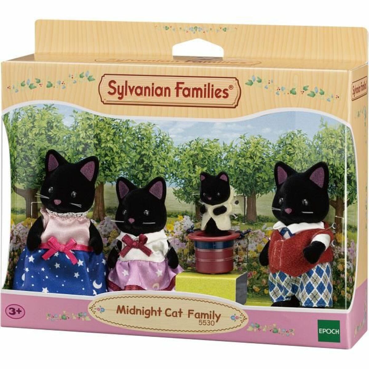 Figurine de Acțiune Sylvanian Families 5530 SYLVANIAN FAMILIES The Magician Cat Family For Children