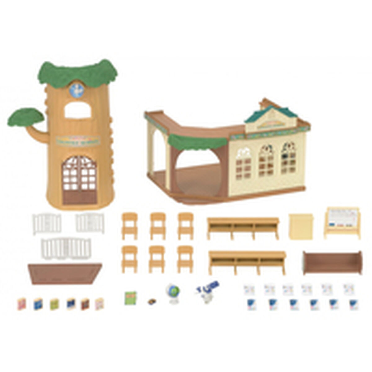 Playset Sylvanian Families School of the Forest 35 Piese