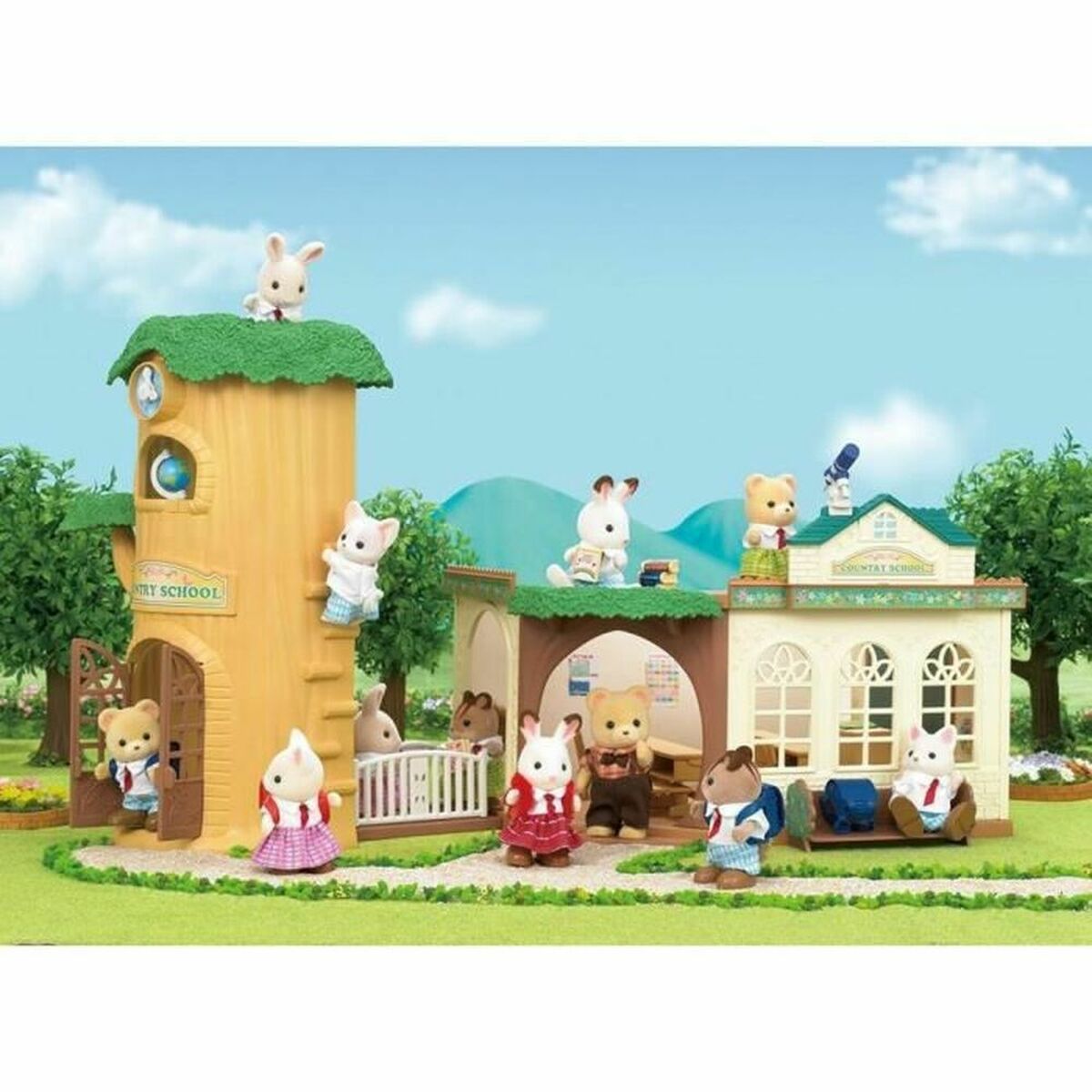 Playset Sylvanian Families School of the Forest 35 Piese