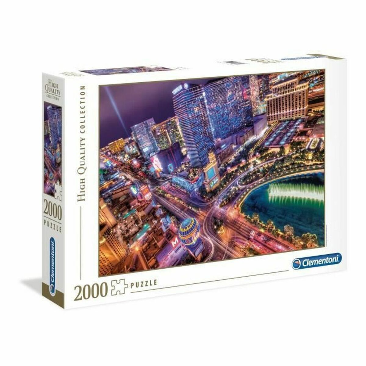 Puzzle Clementoni Las Vegas 97,5 x 66,8 cm 2000 Piese