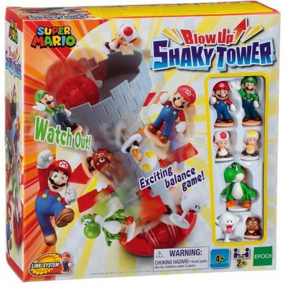 Joc Educativ EPOCH D'ENFANCE Super Mario Blow Up! Multicolor (1 Piese)