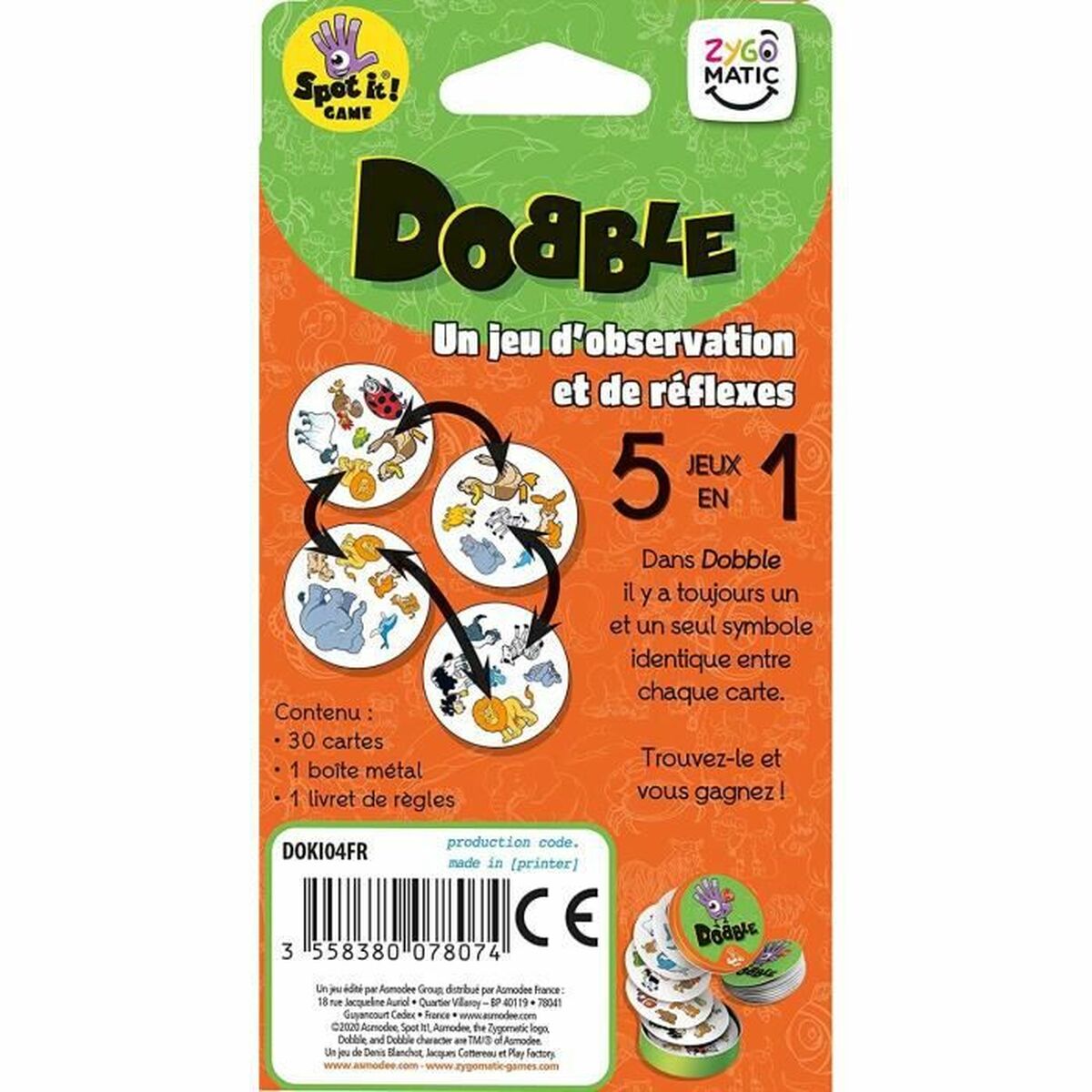 Joc de Masă Asmodee Dobble Kids