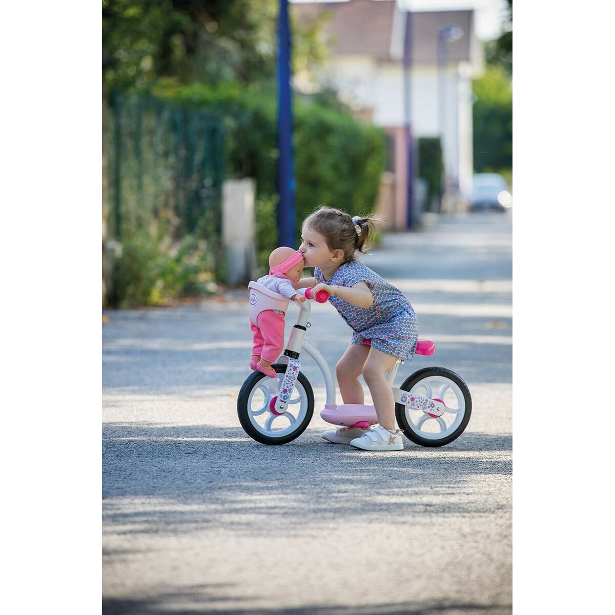 Bicicletă pentru copii Smoby Scooter Carrier + Baby Carrier Fără pedale