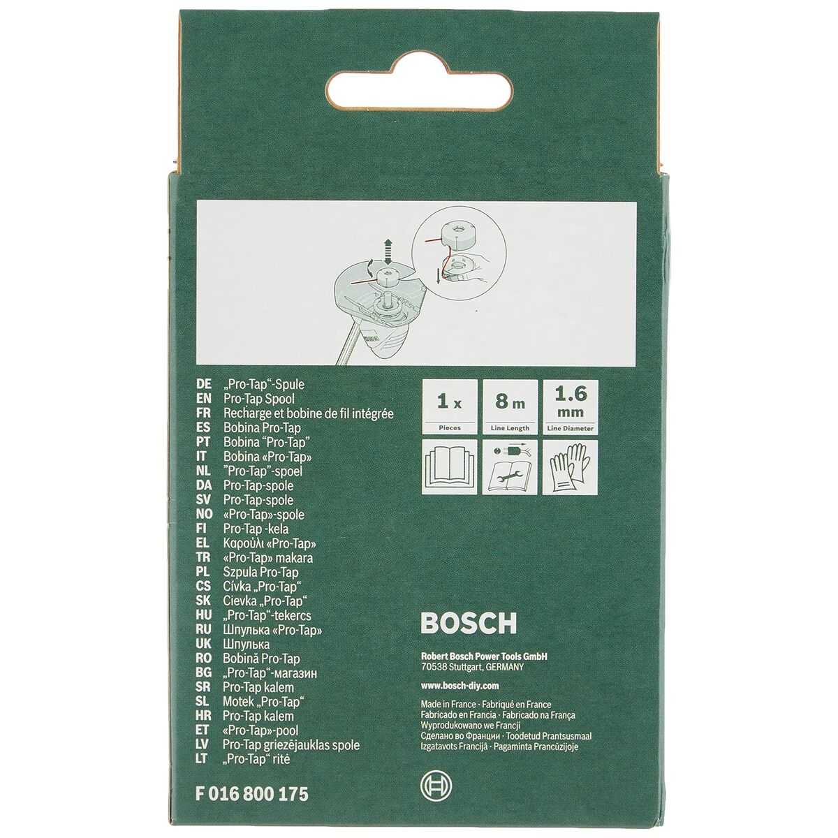 Rolă de sârmă BOSCH 8 x 1 cm