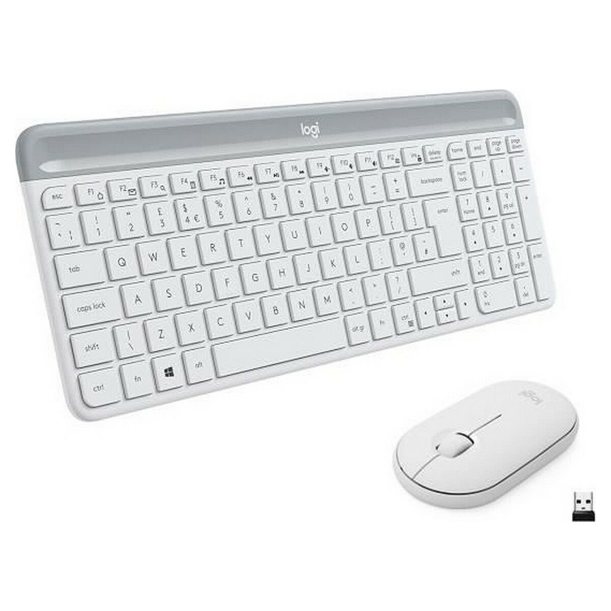 Tastatură și Mouse Logitech  MK470 Alb Franceză AZERTY