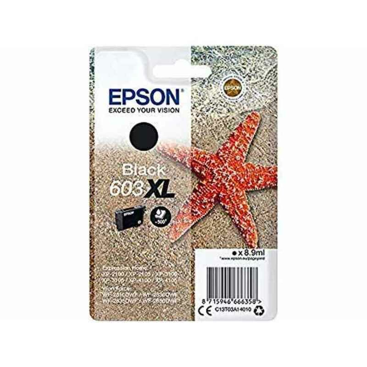 Cartuș cu Cerneală Originală Epson 603XL Negru