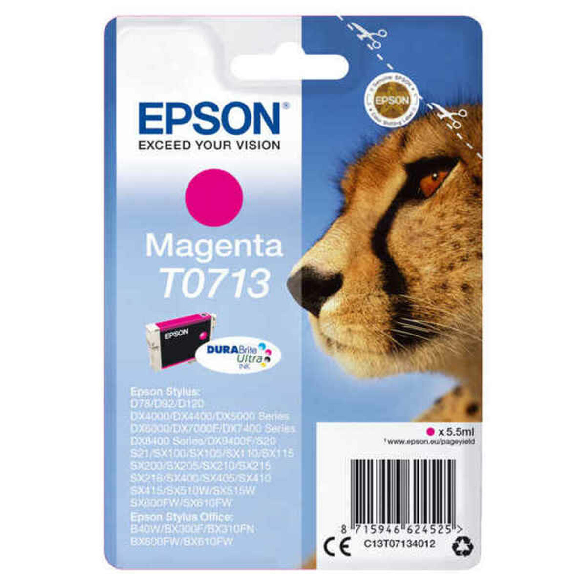 Cartuș cu Cerneală Originală Epson T0713 Magenta
