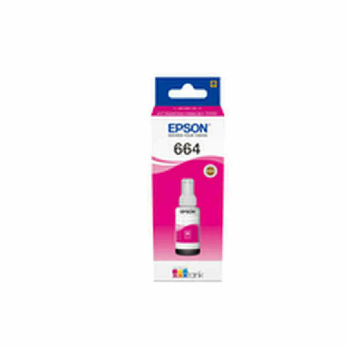 Cartuș cu Cerneală Originală Epson 664 Ecotank Magenta ink bottle (70ml) Gri Magenta
