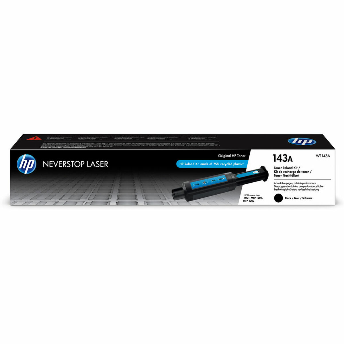 Cerneală de reumplere HP W1143A Toner Negru
