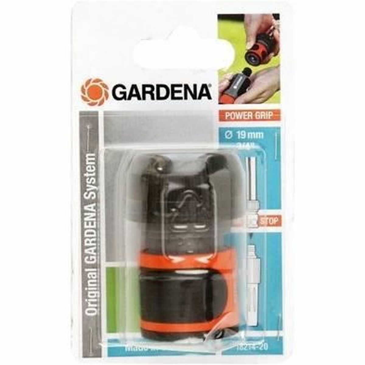Conector de furtun Gardena 18214-20 Adaptator 19 mm