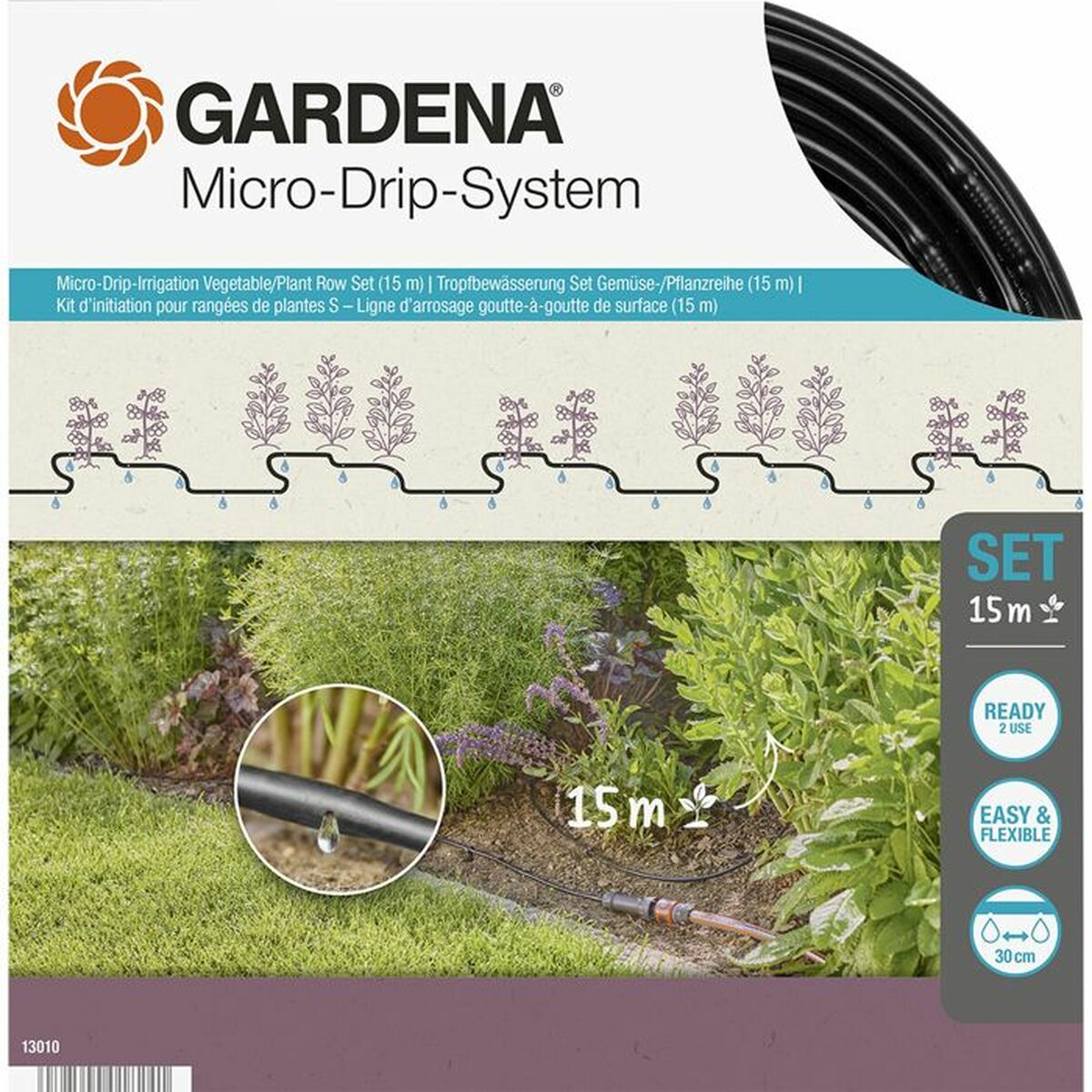 Sistem de irigare prin picurare Gardena