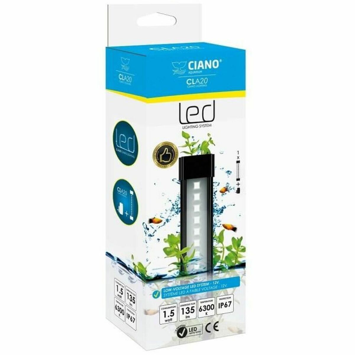 Lumină LED Ciano Cla20 Plants 8 W