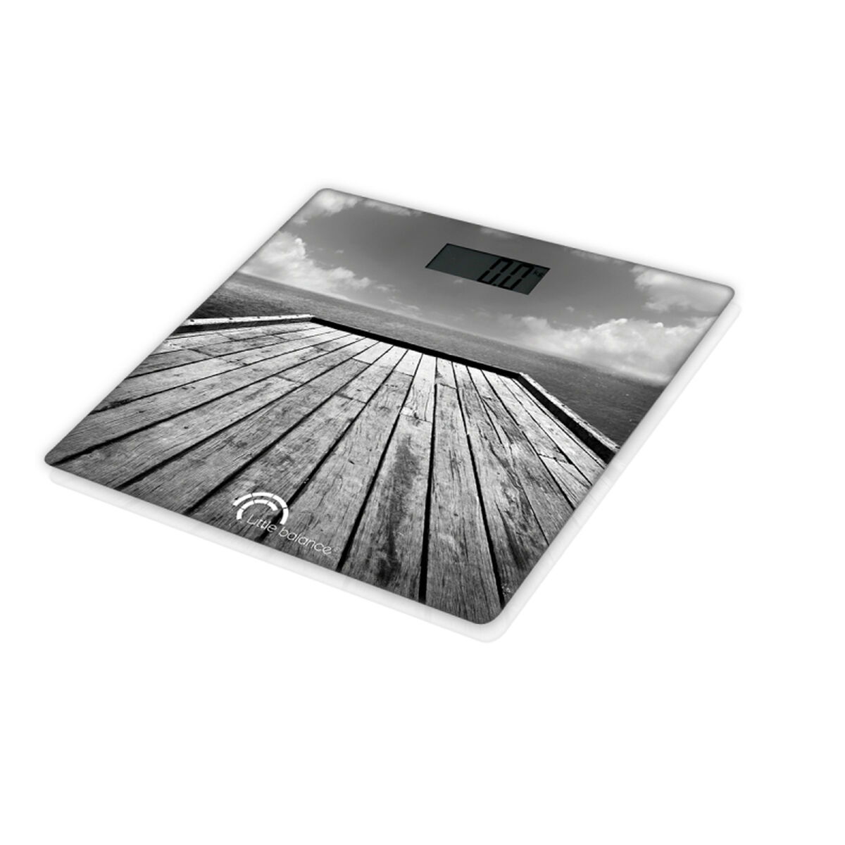 Cântar Digital de Baie Little Balance Pontoon Maro Multicolor 180 kg 30 x 30 cm