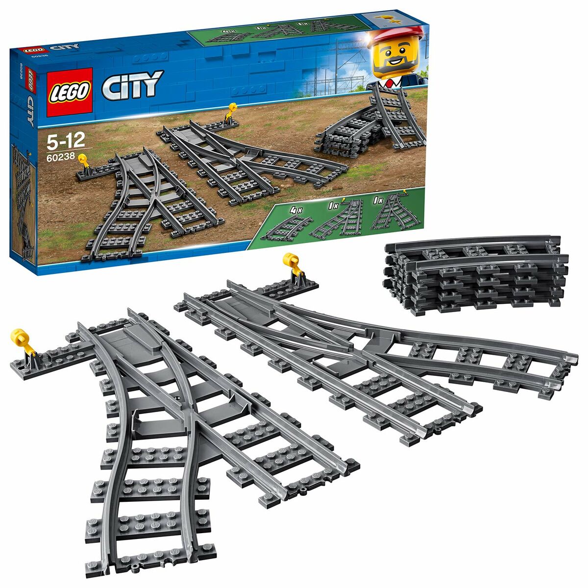Playset Lego City Rail 60238 Accesorii