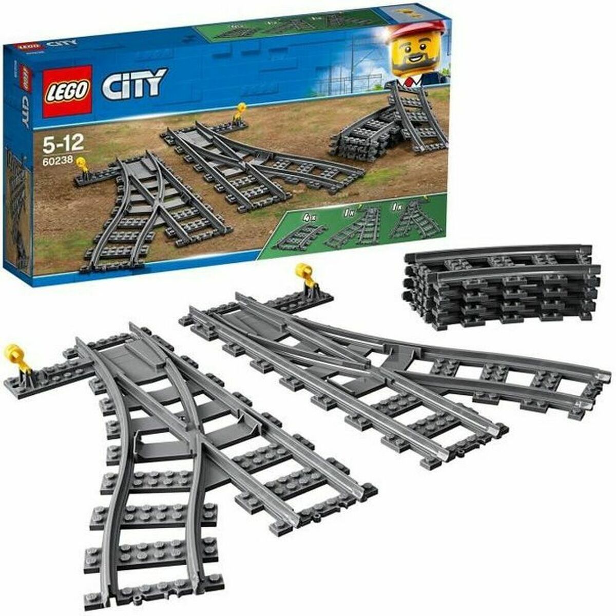 Playset Lego City Rail 60238 Accesorii