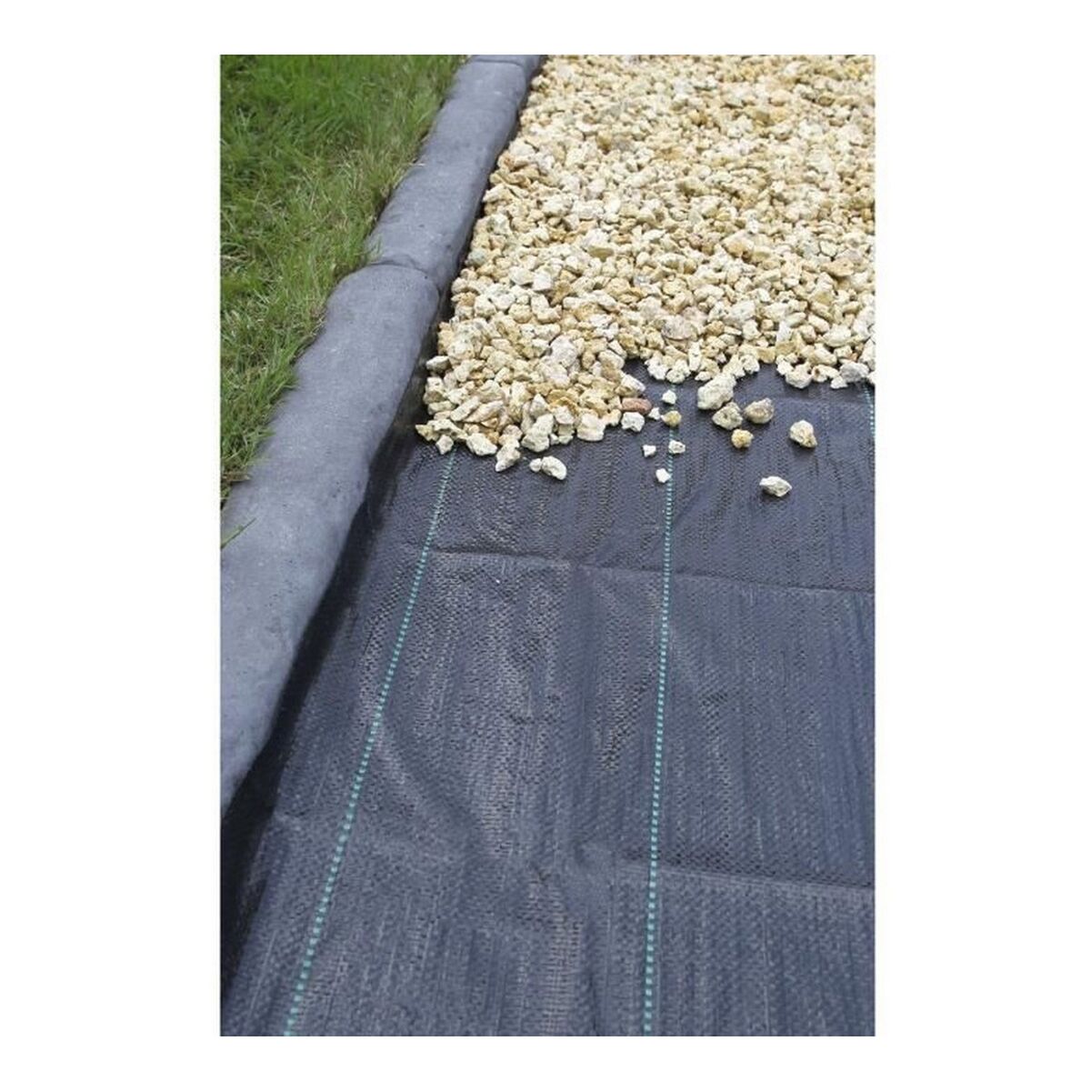 Plasă anti buruieni Nature Negru 100 g/m² 3,30 x 5 m