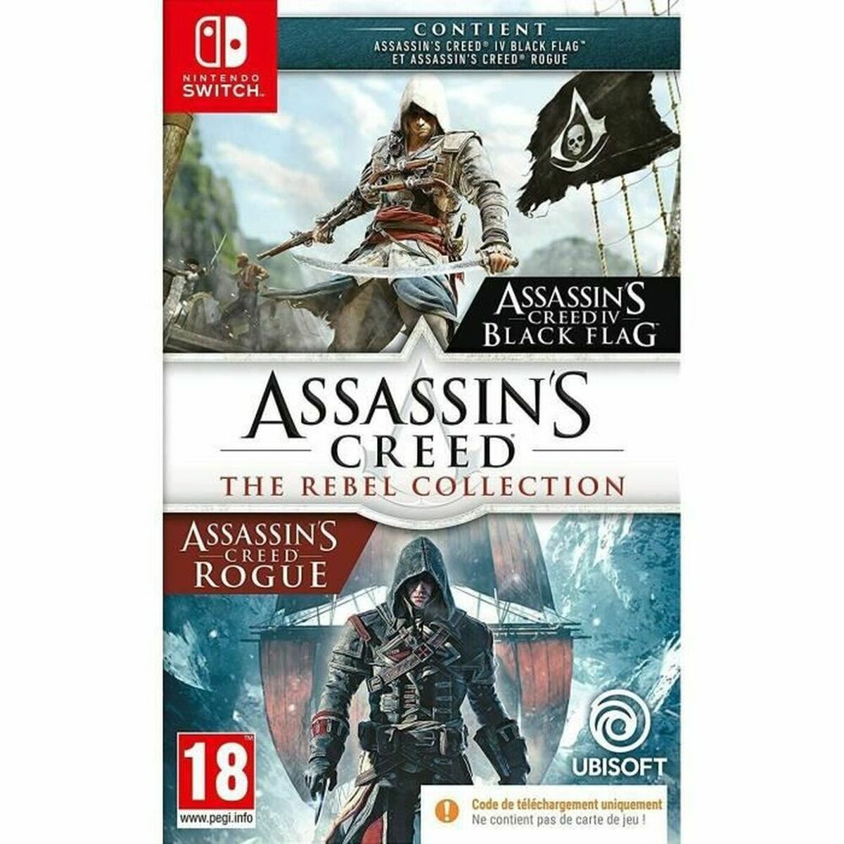 Joc video pentru Switch Ubisoft Assassin's Creed: Rebel Collection Cod de descărcare
