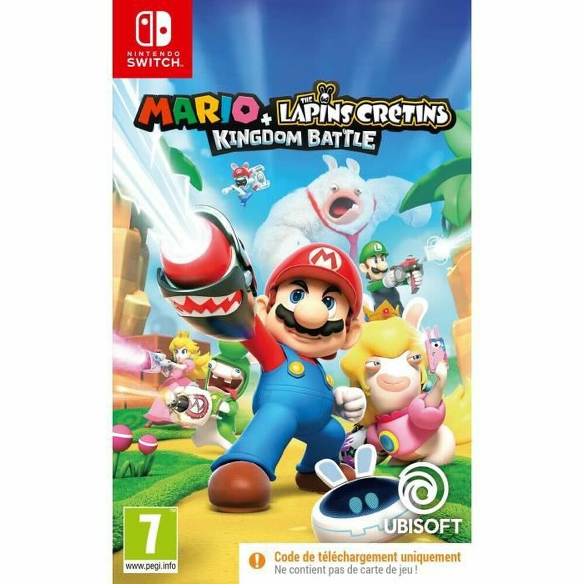 Joc video pentru Switch Ubisoft Mario + Raving Rabbids Kingdom Battle Cod de descărcare