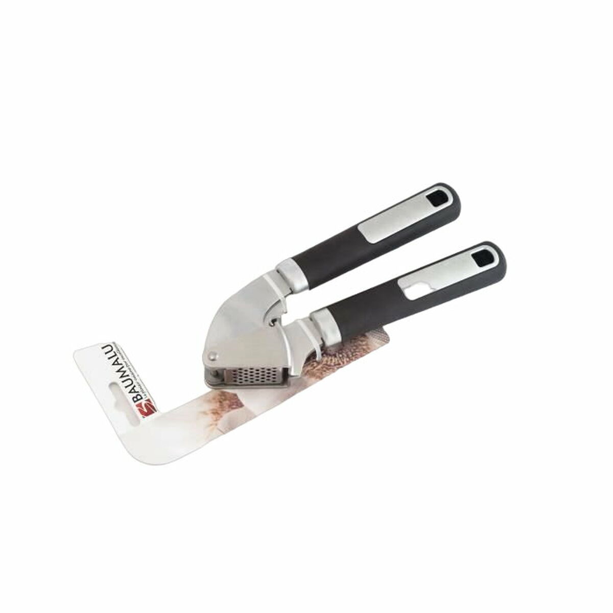 Presă de usturoi Baumalu Oțel inoxidabil Nailon 19,5 x 6,5 x 3 cm