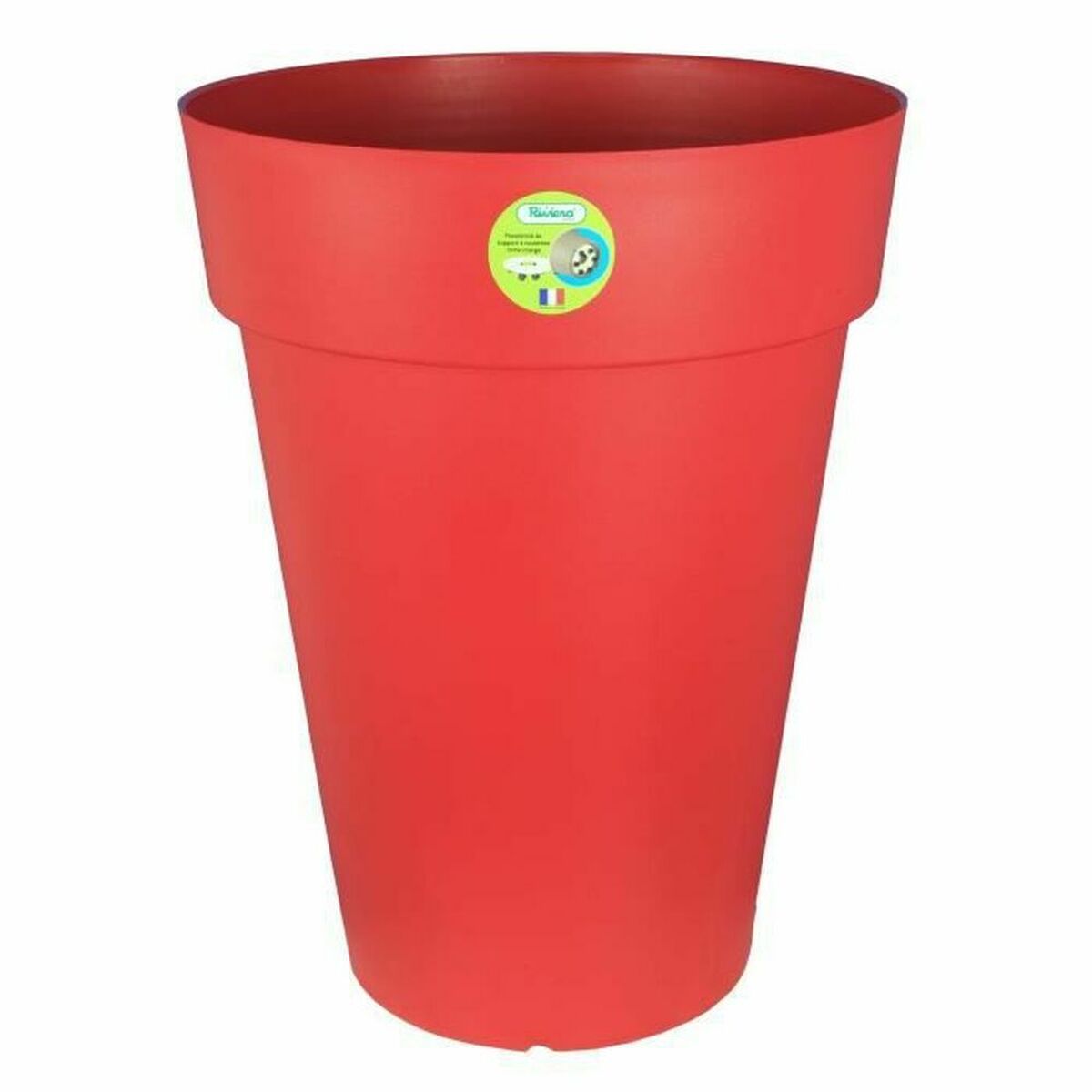 Ghiveci Riviera Roșu Plastic Rotund Ø 50 cm Ø 50 x 66 cm