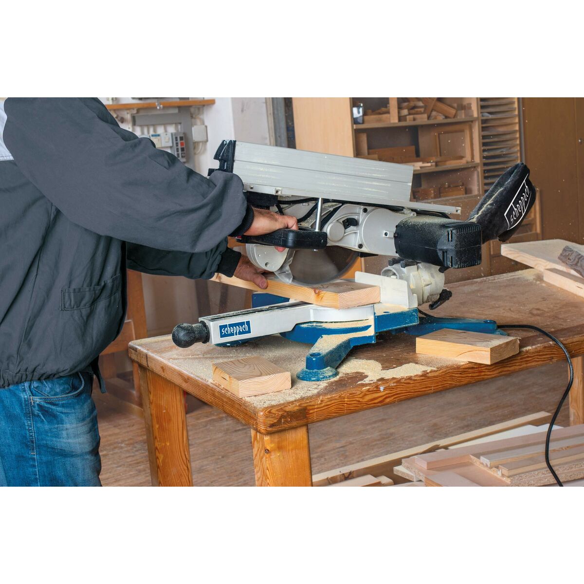 Fierăstrău circular Scheppach HM100T 1800 W 230 V