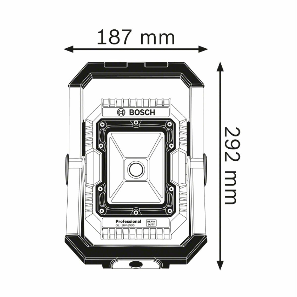 Lanternă LED BOSCH 0601446400 18 V