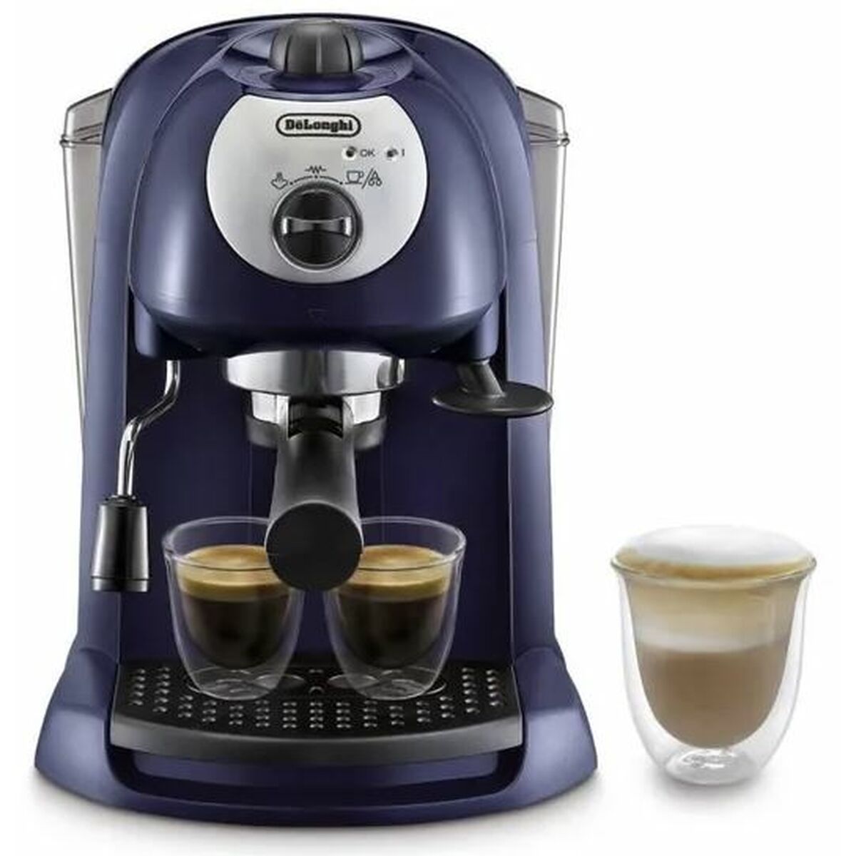 Cafetieră Express cu Braț DeLonghi EC191CD 1 L Albastru 1100 W
