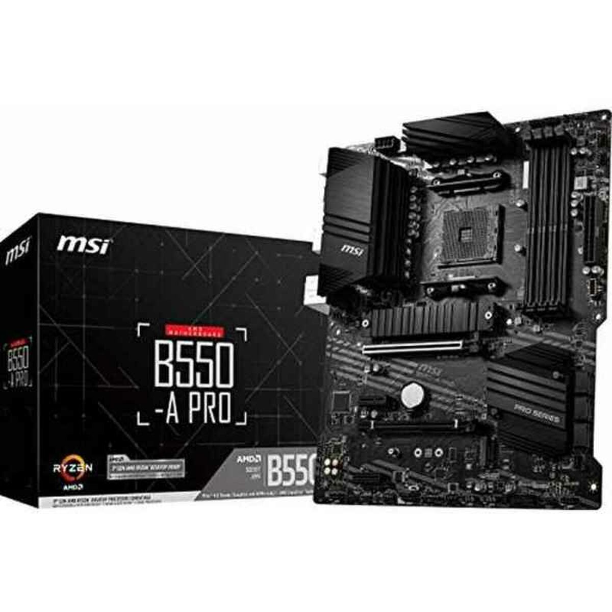 Placă de Bază MSI 7C56-002R ATX AM4 AMD AM4 AMD AMD B550