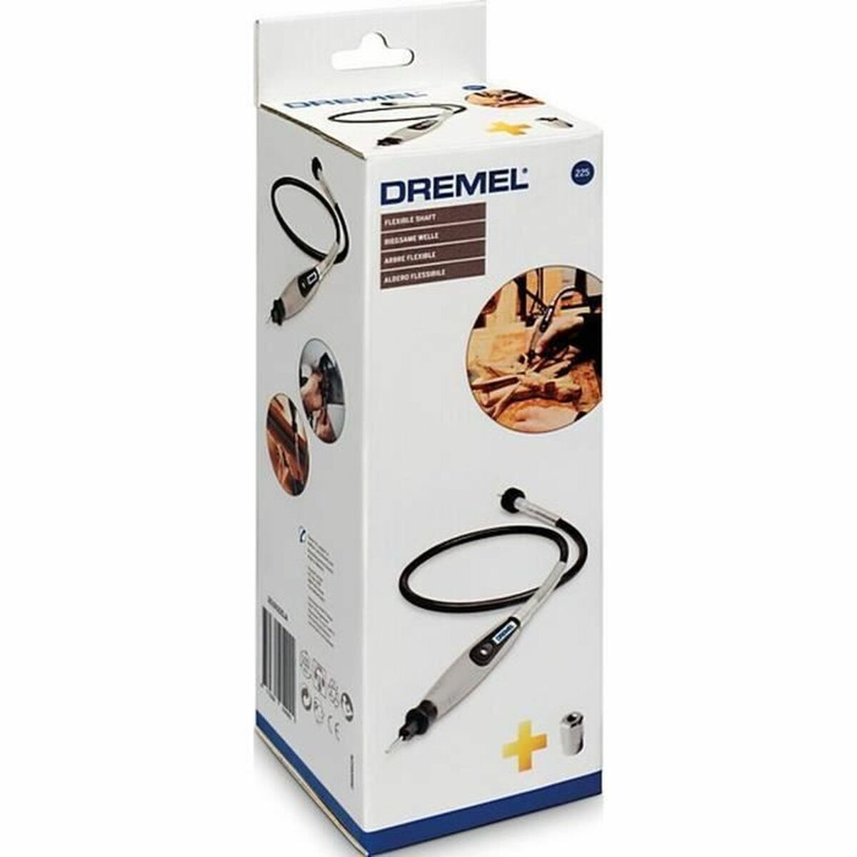 Accesoriu multifuncțional Dremel 225 30 x 10 x 10 cm Ax flexibil