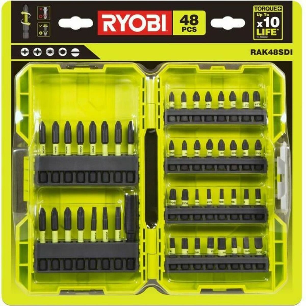 Set biți Ryobi RAK48SDI