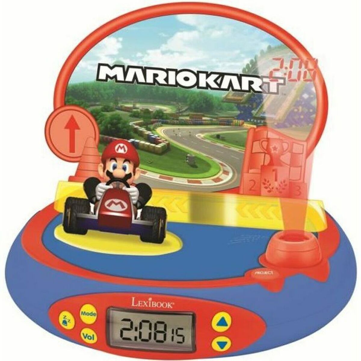 Ceas Deșteptător Lexibook Mario Kart Proiector cu sunet