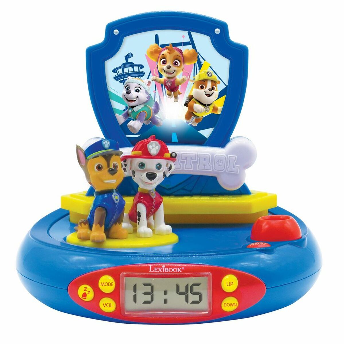 Ceas Deșteptător Lexibook The Paw Patrol Proiector