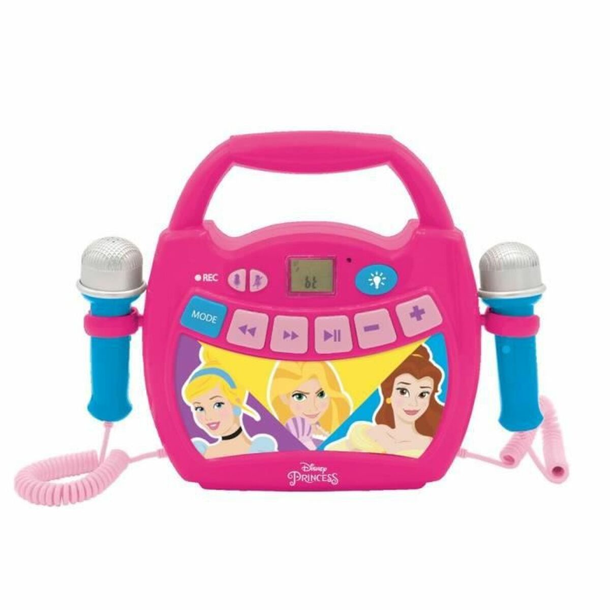 Difuzor Bluetooth cu Microfon Karaoke Lexibook PRINCESA DE DISNEY