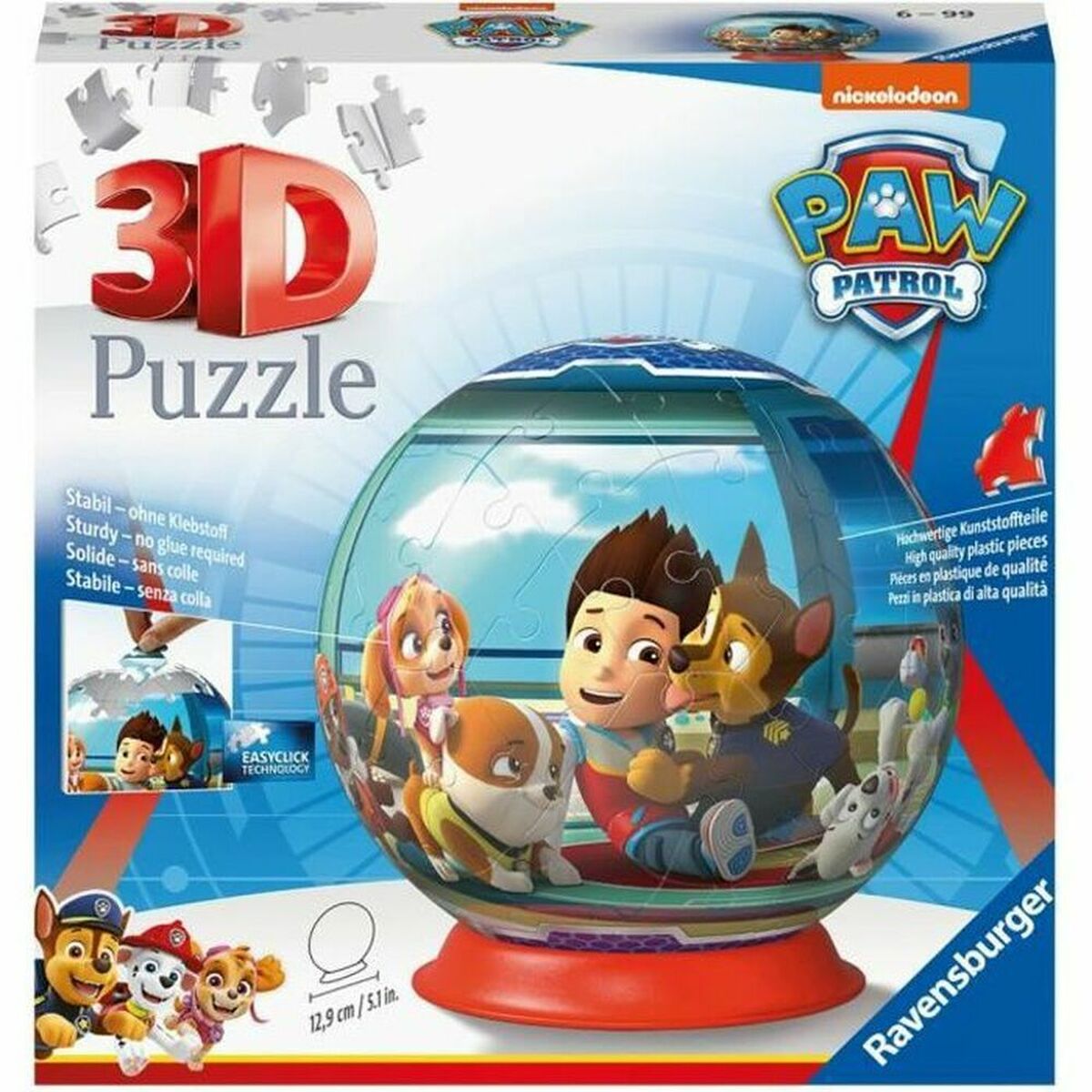 Puzzle 3D Ravensburger Paw Patrol 72 Piese
