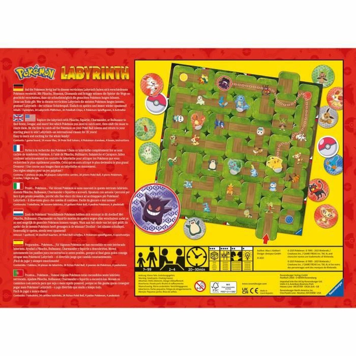 Joc de Masă Ravensburger POKEMON Labyrinth