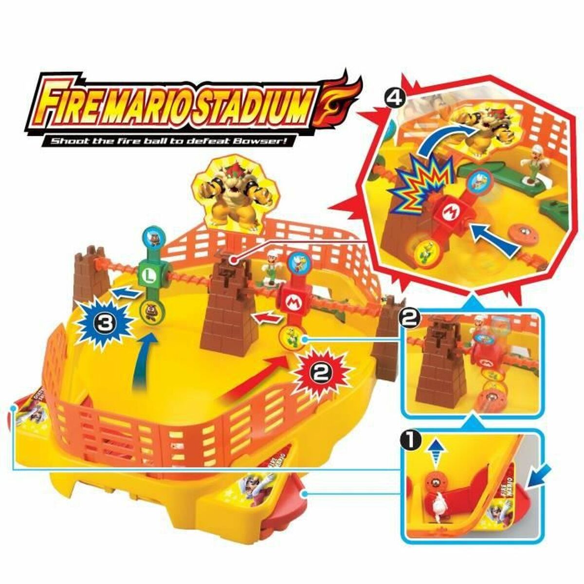 Joc de Masă Super Mario Fire Mario Stadium