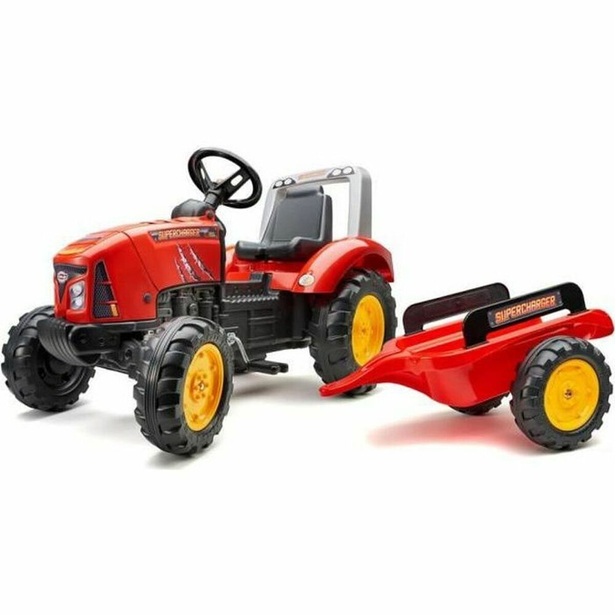 Tractor cu Pedale Falk Supercharger 2020AB Roșu