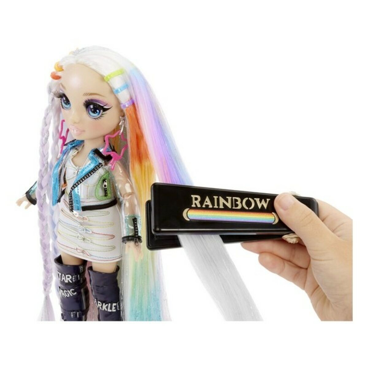 Playset Rainbow Hair Studio Rainbow High 569329E7C 5 în 1 (30 cm)
