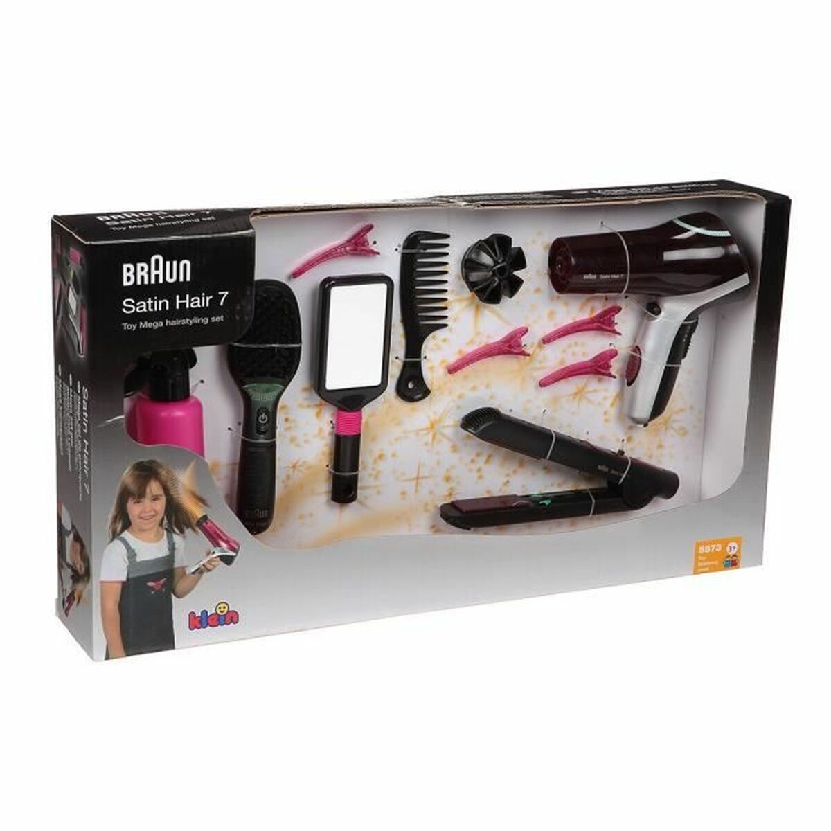 Vaikų plaukų kirpimo rinkinys Klein set Braun Satin Hair 7