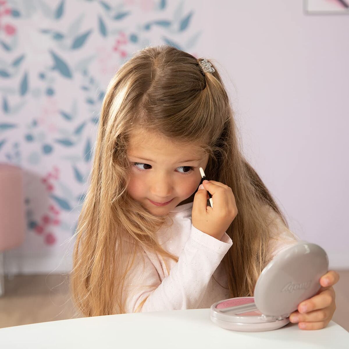 Machiaj pentru Copii Smoby My Beauty Powder Compact Gri