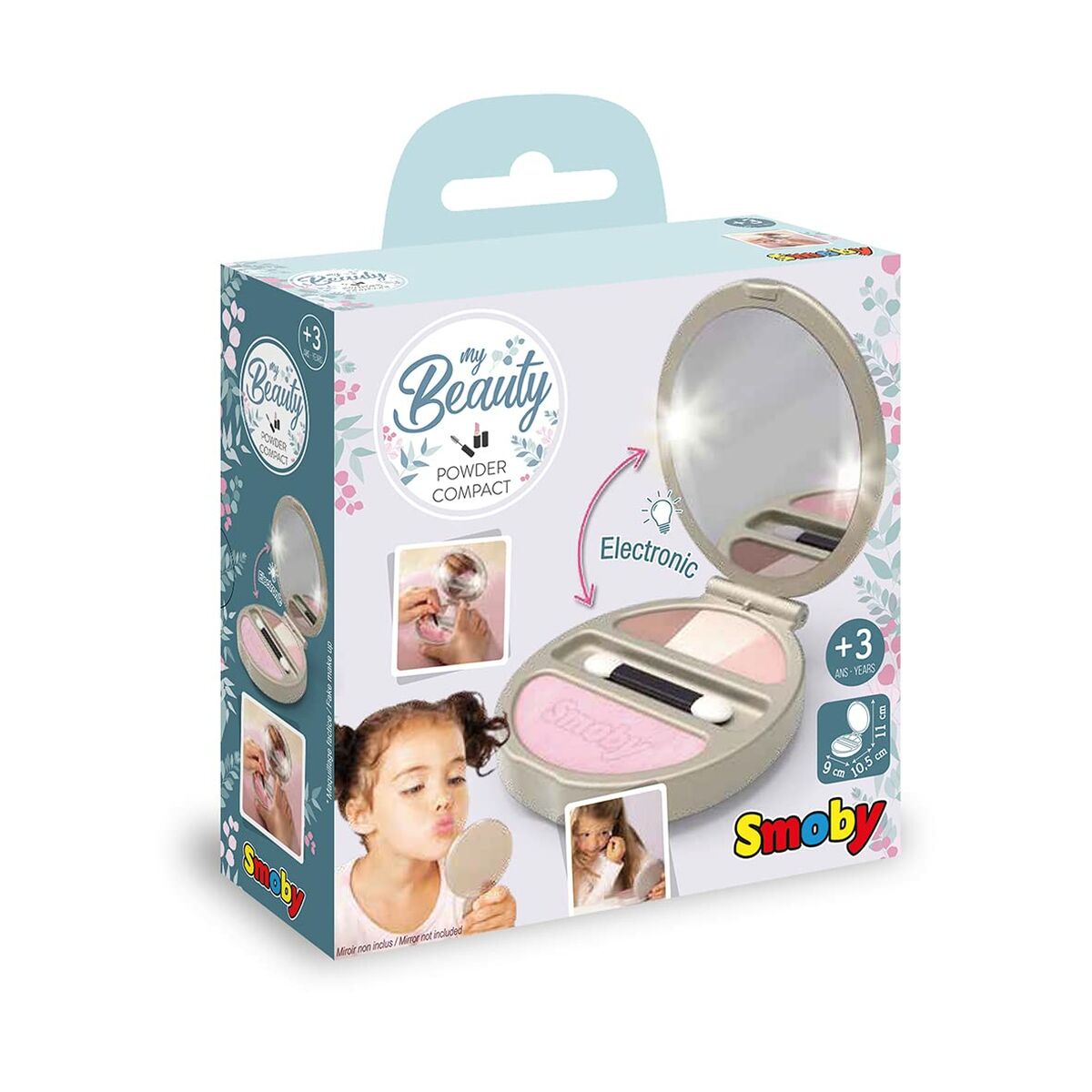 Machiaj pentru Copii Smoby My Beauty Powder Compact Gri
