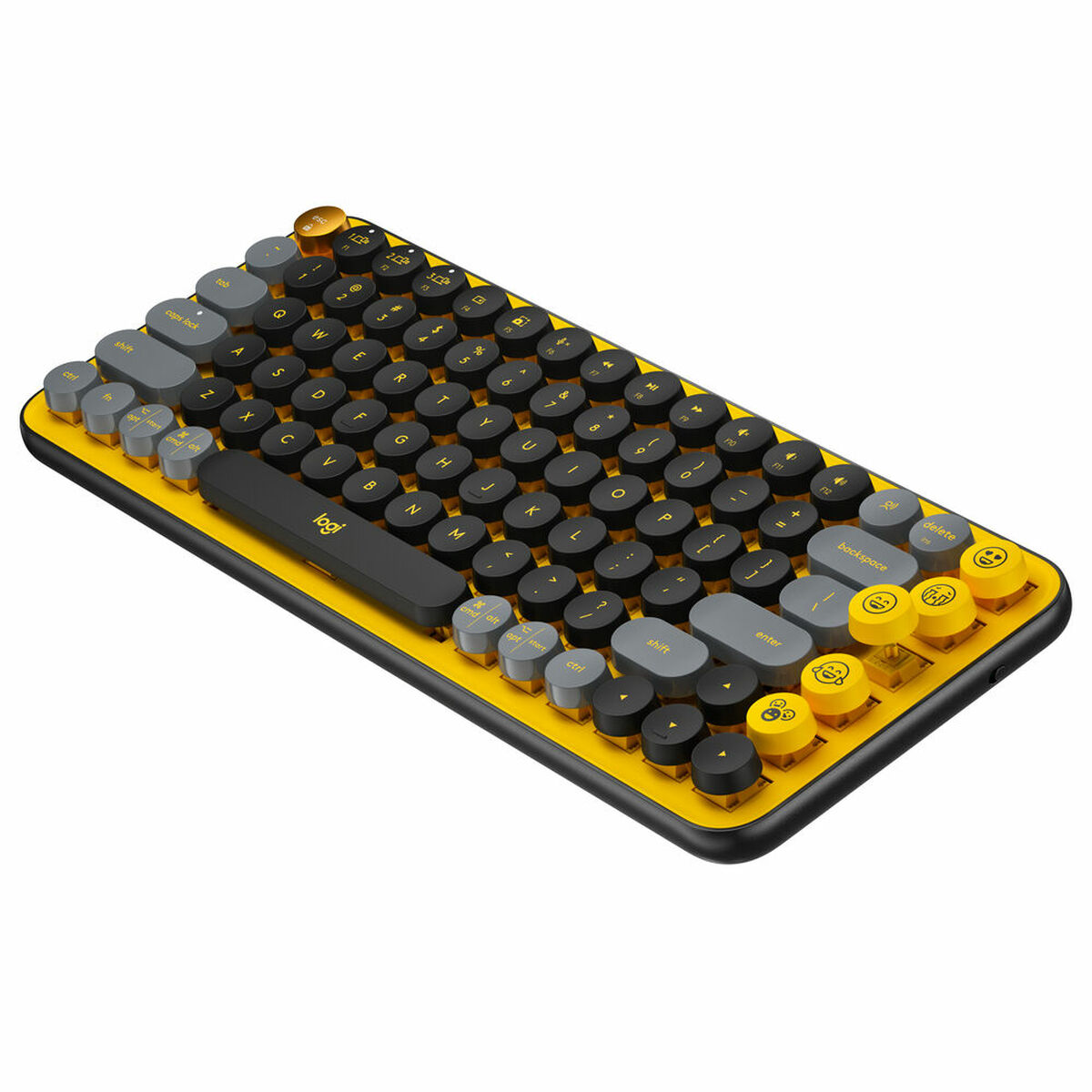 Tastatură Logitech POP Franceză Galben AZERTY