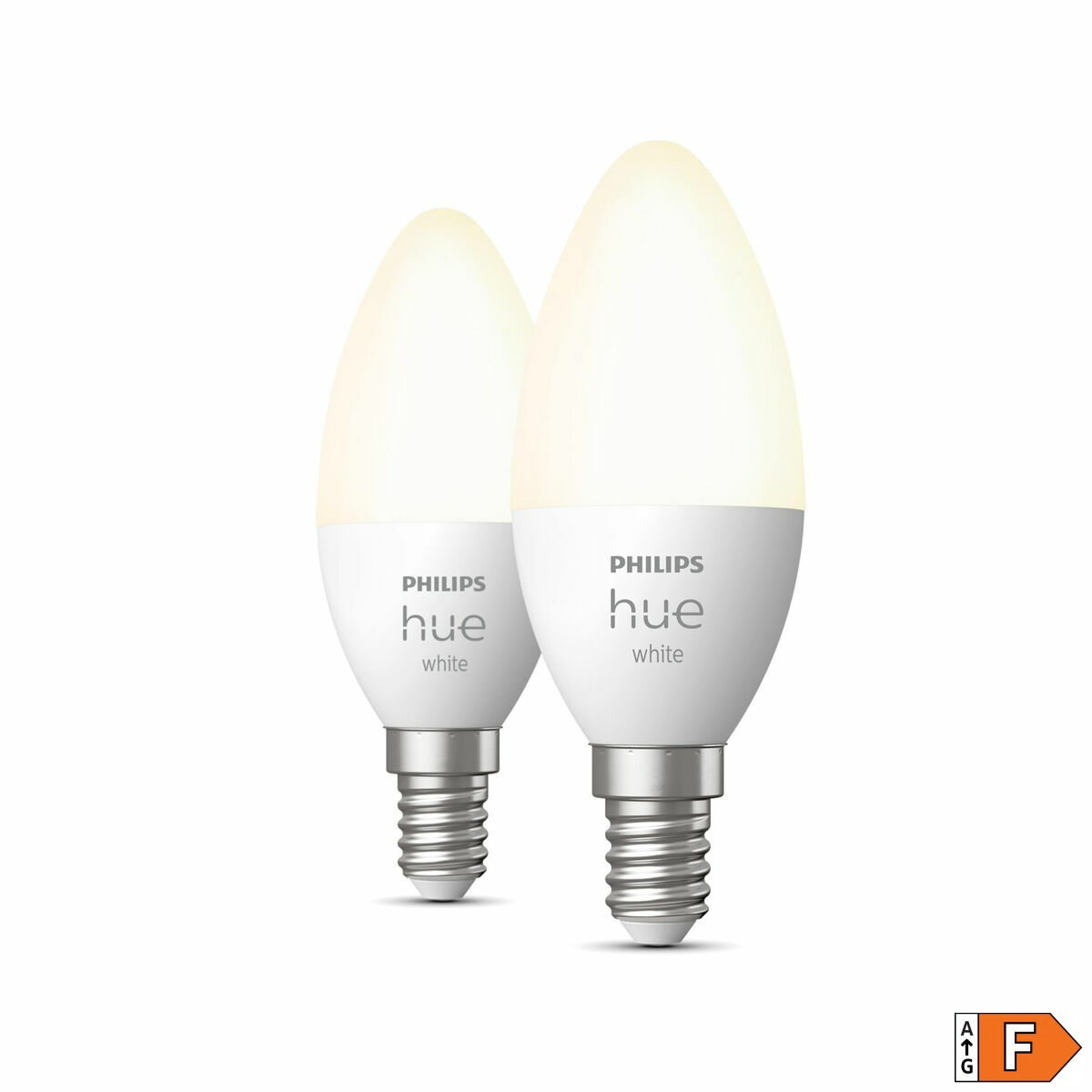 Bec LED Philips 8719514320628 Alb F E14 E27 470 lm (2 Unități)