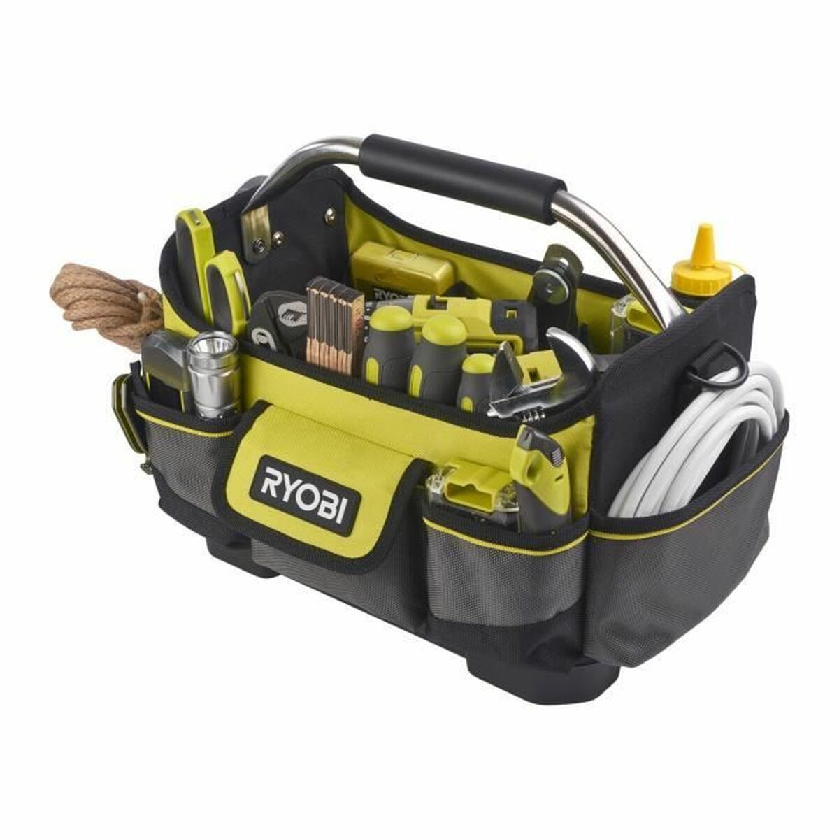 Trusă cu unelte Ryobi RBSSOT1 25 x 32 x 20 cm Negru/Galben Poliester 20 L