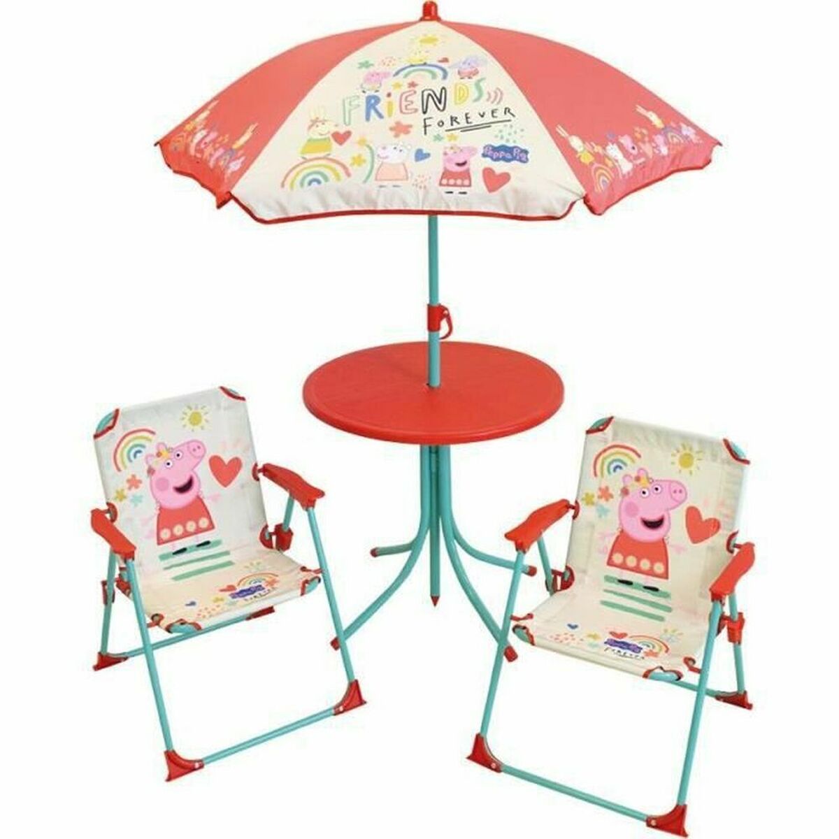 Mobilier de grădină Peppa Pig Infantil 4 Piese