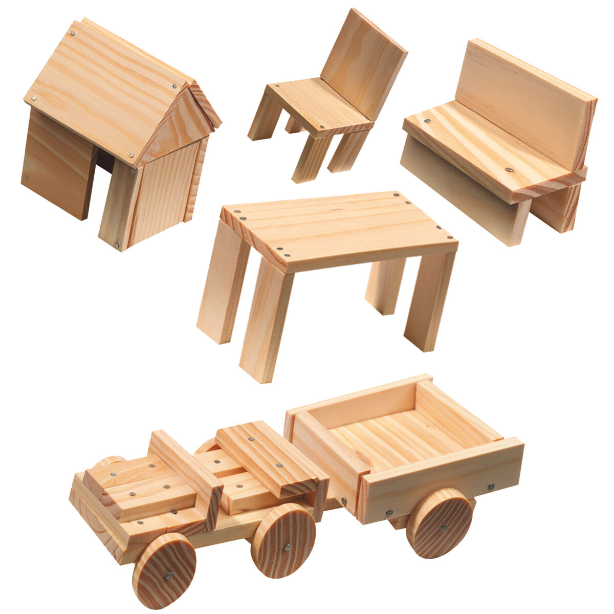 Playset SES Creative Joinery Workshop 57 Piese