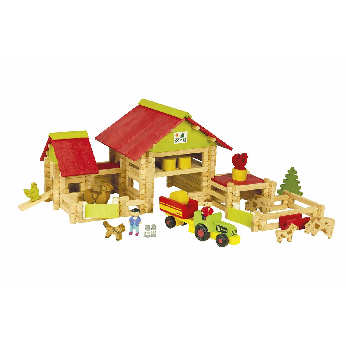 Playset Jeujura Large farm 220 Piese