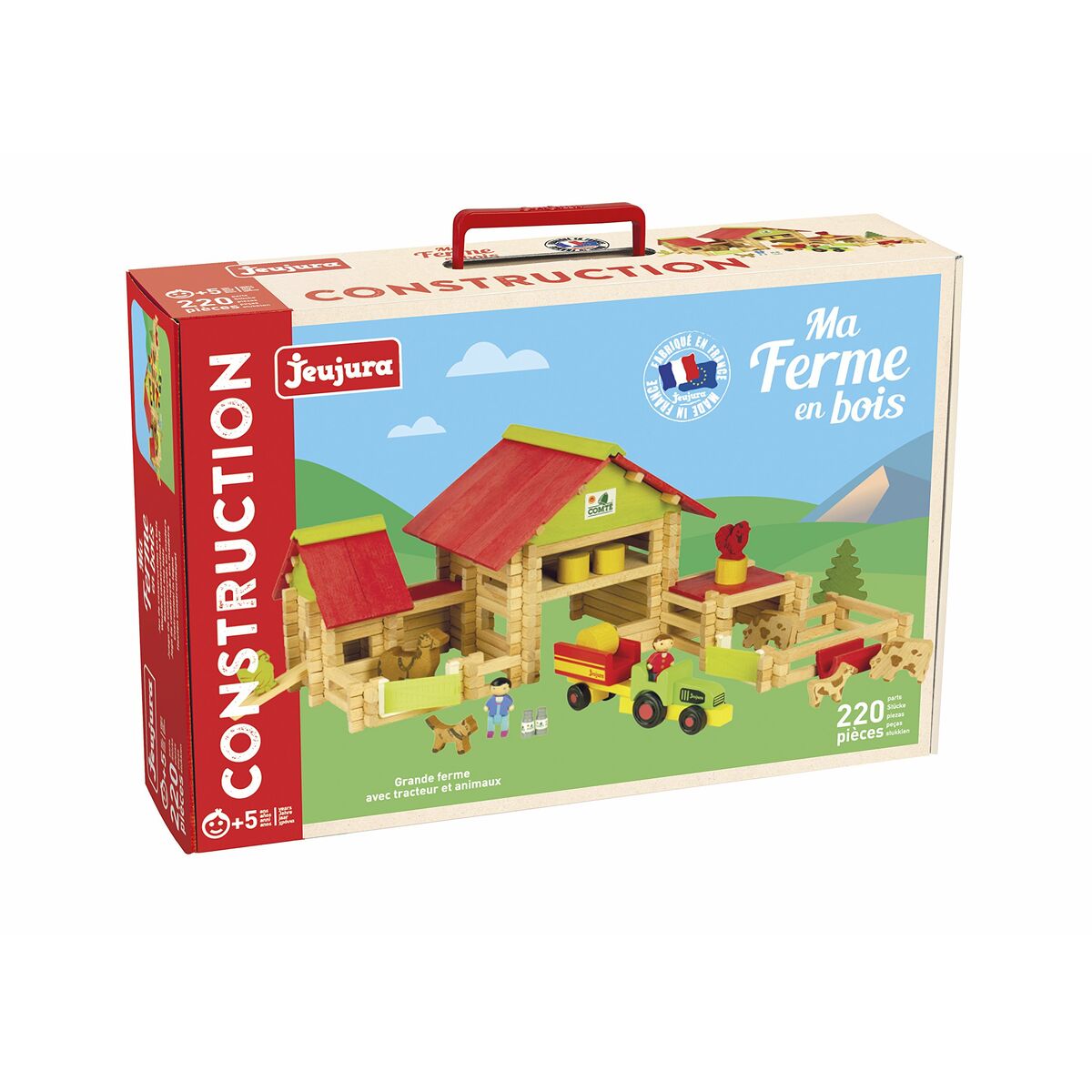 Playset Jeujura Large farm 220 Piese